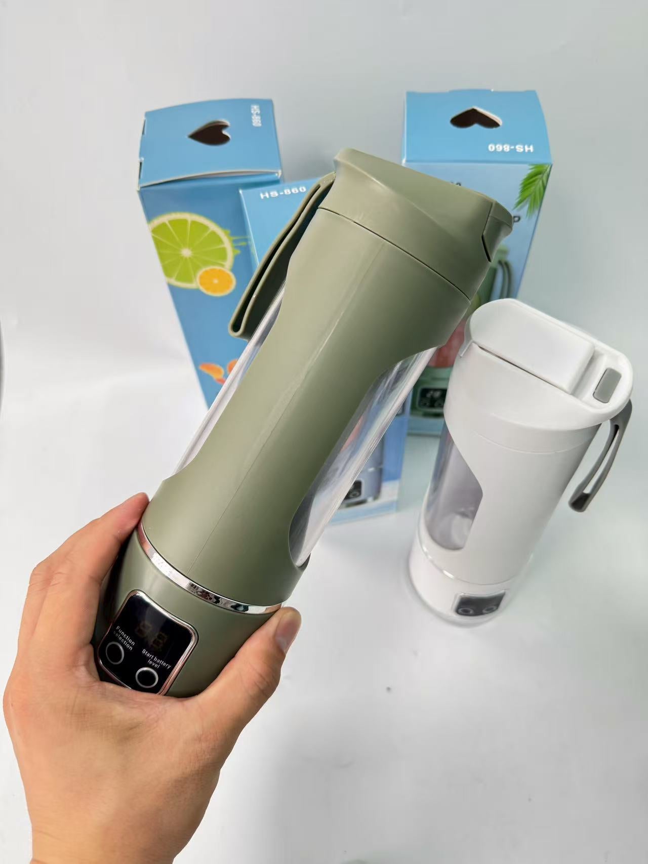 Digital Display Portable Blender Dual Motor Juice Machine